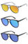 Picture of KUSH Oversized Horn Rimmed Mirror Lens Sunglasses