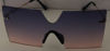 Picture of Oversize Rimless Thin Metal Frame Shield  Sunglasses 69mm