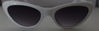 Picture of Women's Small Thick Cat Eye Tinted Flat Lens  Sunglasses