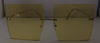 Picture of Square Color Tinted Lens Rimless Oversize Sunglasses