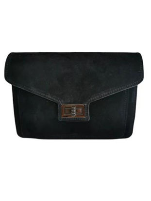 Picture of suede shoulder bag