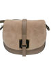 Picture of Shoulder bags in genuine wrinkle leather and suede